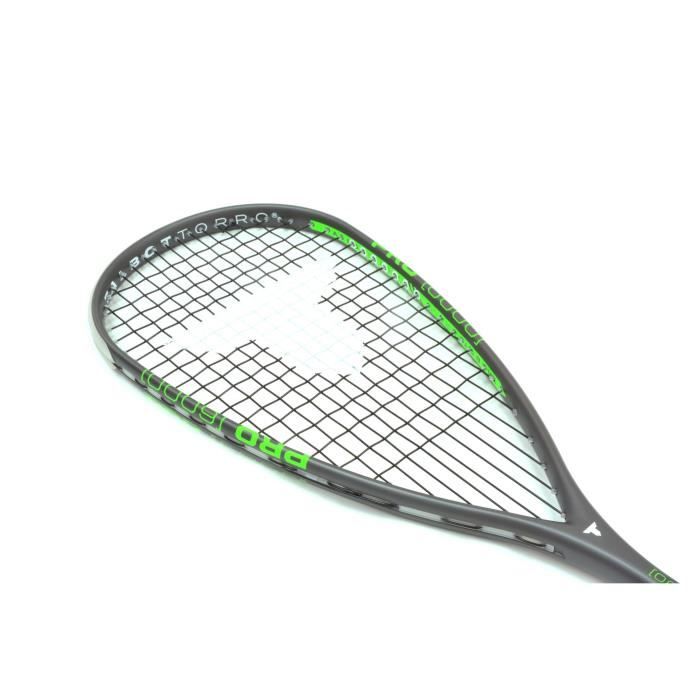 Squash racket - TALBOT TORRO - PRO 6000 - US 600 string - Perforated Pro-Grip - 500cm² head - 20mm/115g frame - 155g