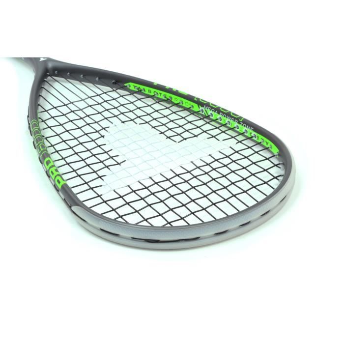 Squash racket - TALBOT TORRO - PRO 6000 - US 600 string - Perforated Pro-Grip - 500cm² head - 20mm/115g frame - 155g