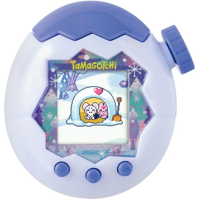 Tamagotchi - BANDAI - Paradise White Glacier - zoom wheel - interactive - French version