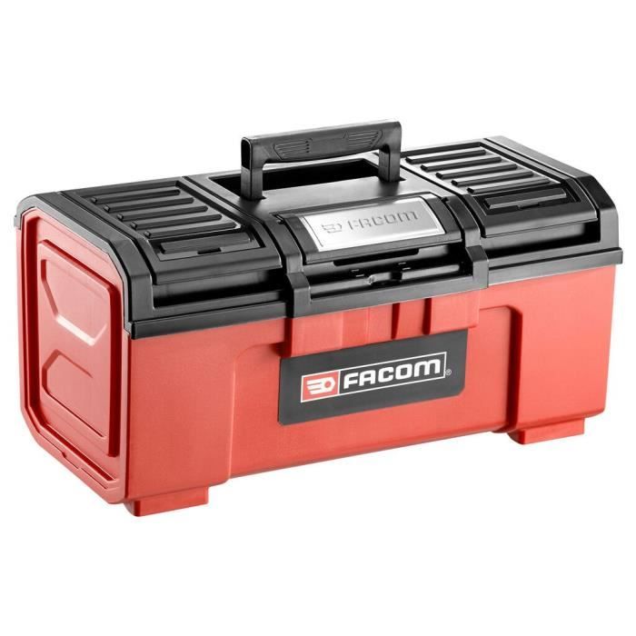 Facom tool box + 20 tools - 5 Protwist screwdriver + 9 male keys + 4 fork keys + river hammer + pliers - tbx1m.pb