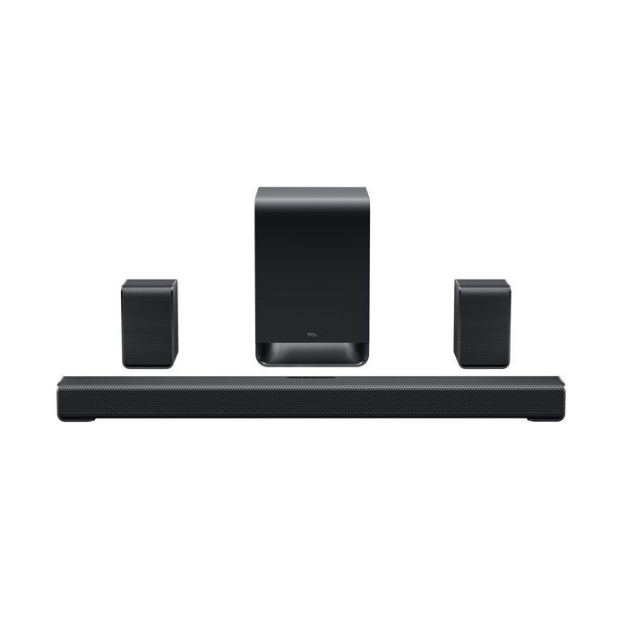 Barre de son - TCL - S65K - Dolby Atmos 5.1 - Caisson de basses sans fil - Enceintes arrieres surround