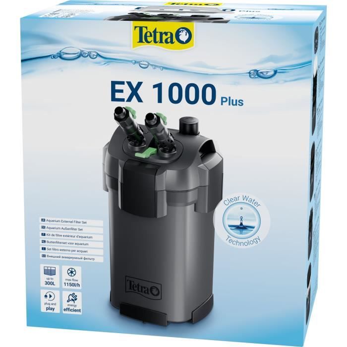 External filter - TETRA - EX 1000 plus - For aquariums from 150 to 300 L