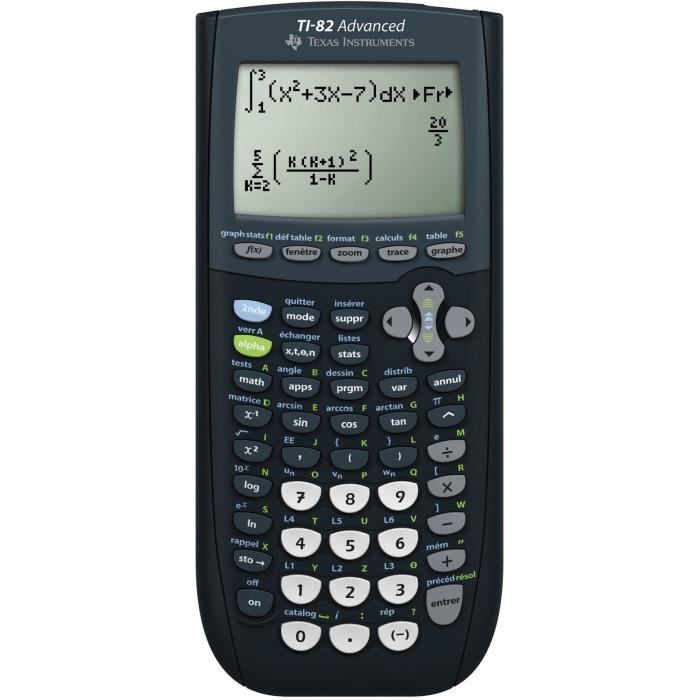TEXAS INSTRUMENTS - Calculator - TI-82 Advanced Scientific Calculator