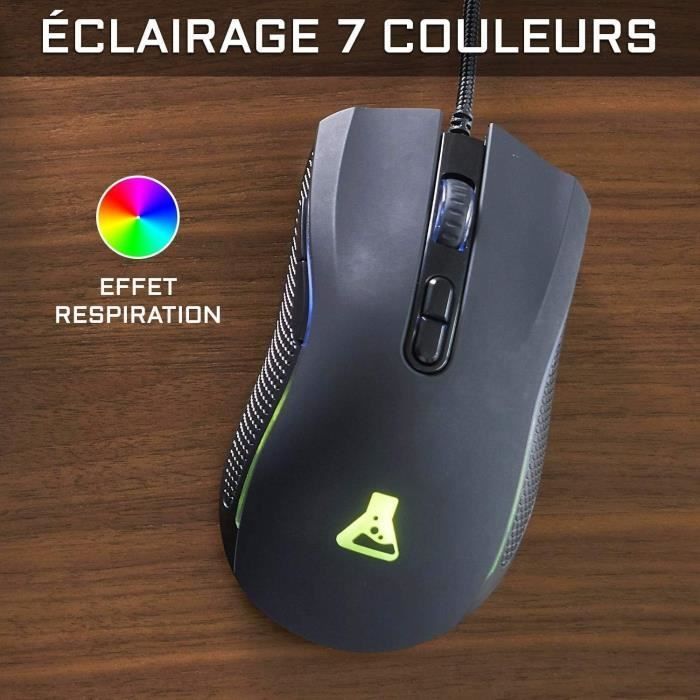3 in 1 Gaming Combo - Backlit gaming keyboard and gaming mouse + Mouse pad - THE G-LAB - COMBO YTTRIUM
