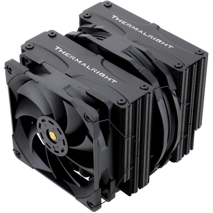 CPU Cooler - THERMALRIGHT - Frost Commander 140 - Black - 1x140mm + 1x120mm Fans - Intel and AMD Compatibility