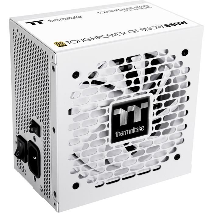 THERMALTAKE - Toughpower GT Snow - PC Power Supply - 850 W - 80+ Gold - ATX3.1 - Fully Modular - PCI-E 5.1 12VHPWR