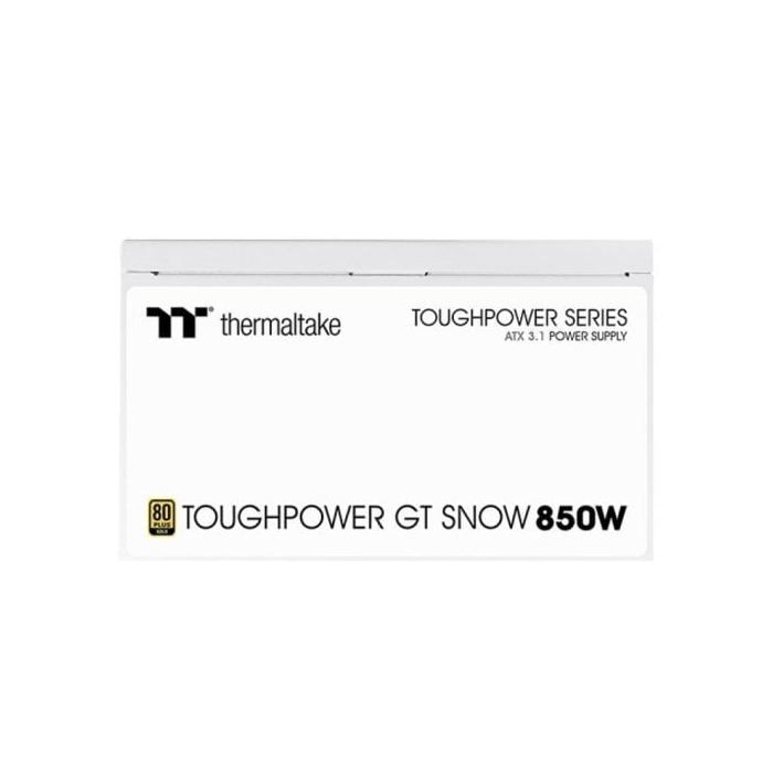 THERMALTAKE - Toughpower GT Snow - PC Power Supply - 850 W - 80+ Gold - ATX3.1 - Fully Modular - PCI-E 5.1 12VHPWR