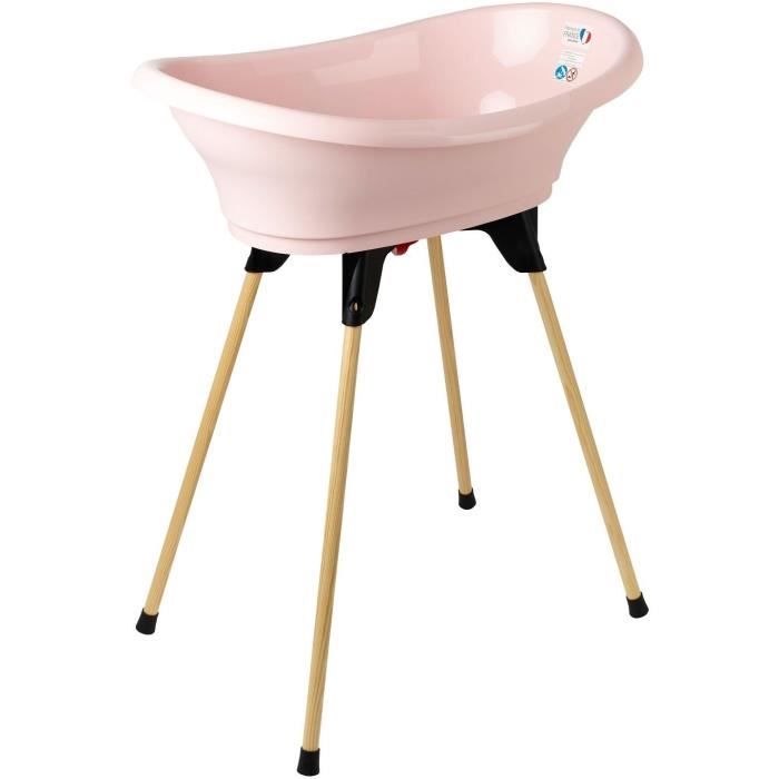 THERMOBABY TUB KIT VASCO Powder pink: bathtub + feet + drain hose