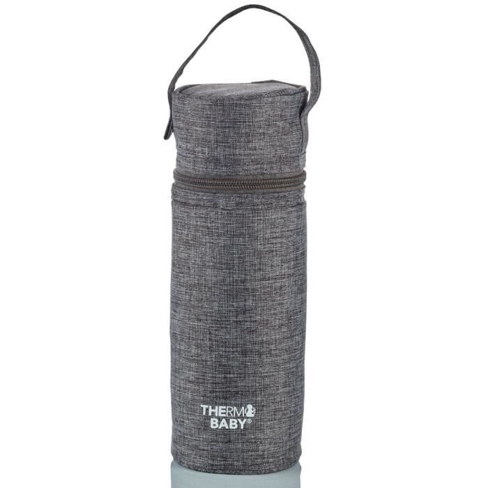 THERMOBABY baby bottle holder - insulated - heather gray