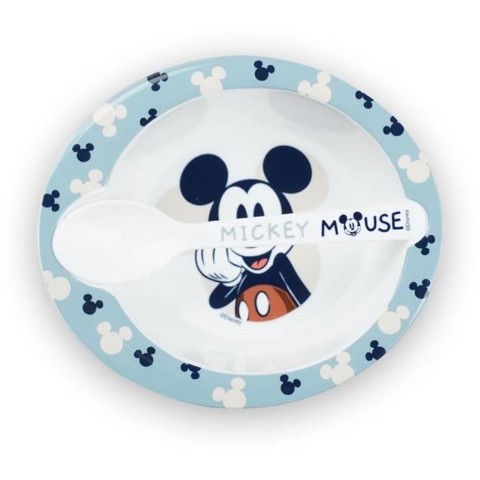 THERMOBABY MICKEY 1st age meal pack - 1 nibbler + 1 bowl + 1 cup with handle + 2 spoons