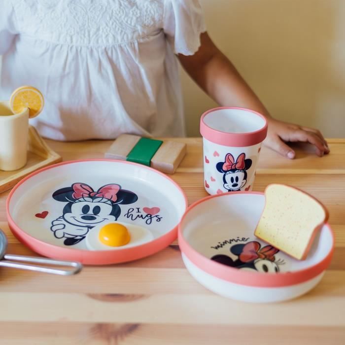 THERMOBABY MINNIE 2nd age meal pack - 3 plates + a cup + 1 spoon