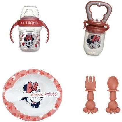 THERMOBABY MINNIE 1st age meal pack - 1 nibbler + 1 bowl + 1 cup with handle + 2 spoons