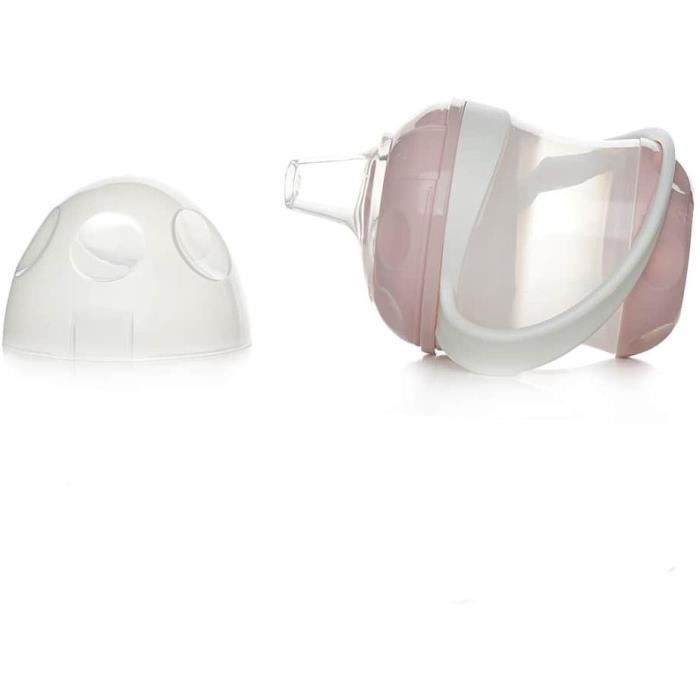 THERMOBABY Leak-proof cup + lid - Powder pink