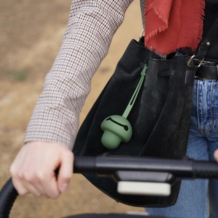 Pacifier holder - THERMOBABY - Silicone - Cactus Green - Soft and BPA free