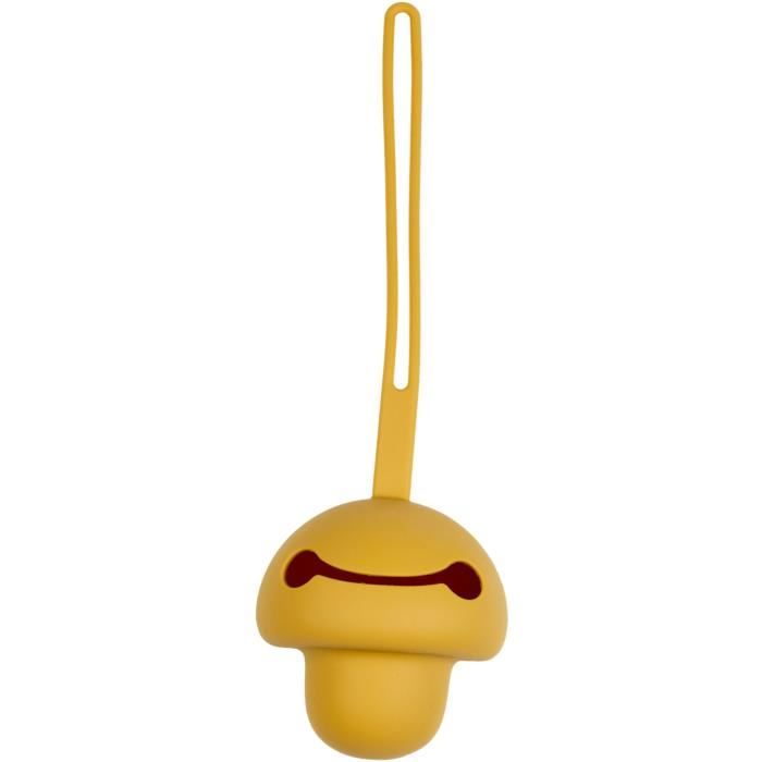 Pacifier holder - THERMOBABY - Silicone - Honey Yellow - Soft and BPA free