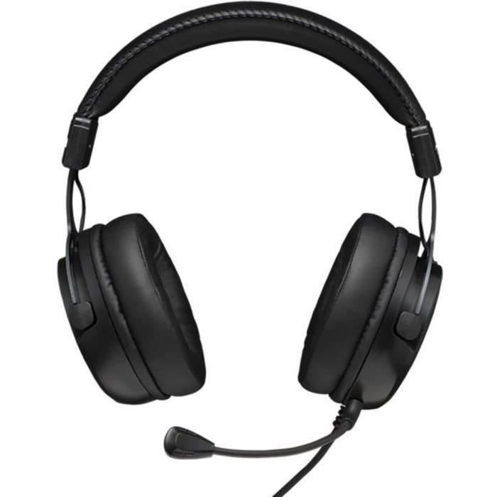 Wired Gaming Headset - THE G-LAB - KORP TITANIUM - Microphone - PC/PS4/Xbox One - Black