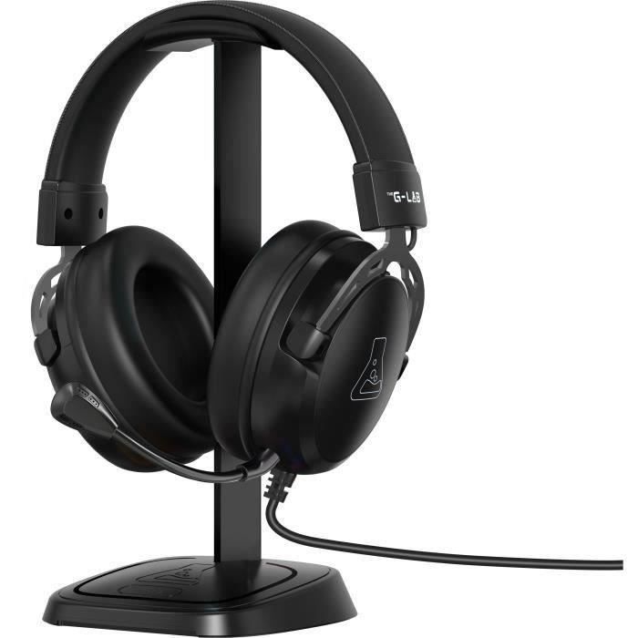 Gaming headset stand - The G-Lab - K-STAND-NEON - Wired - Compact design - Black