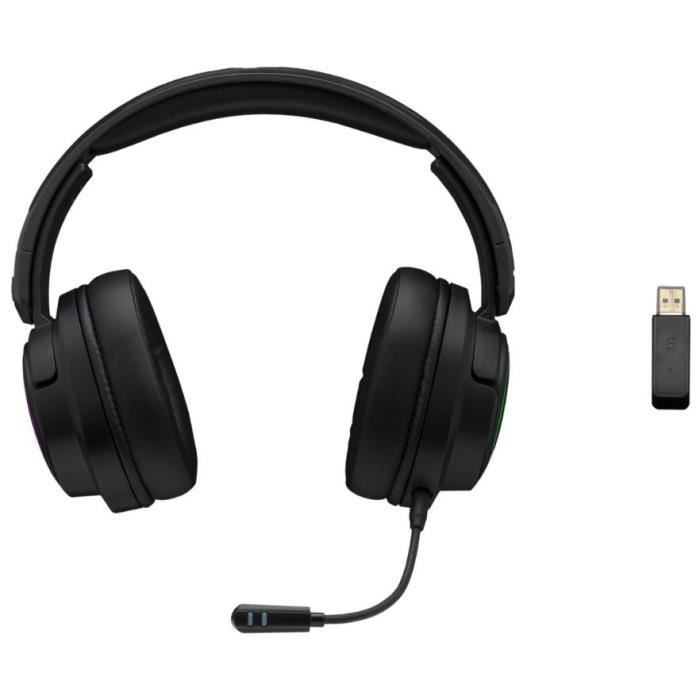Wireless Gaming Headset - The G-Lab - KORP IRIDIUM - Microphone - RGB - PC/PS4/Xbox One - Black