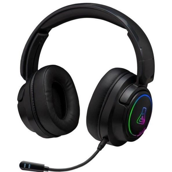Wireless Gaming Headset - The G-Lab - KORP IRIDIUM - Microphone - RGB - PC/PS4/Xbox One - Black