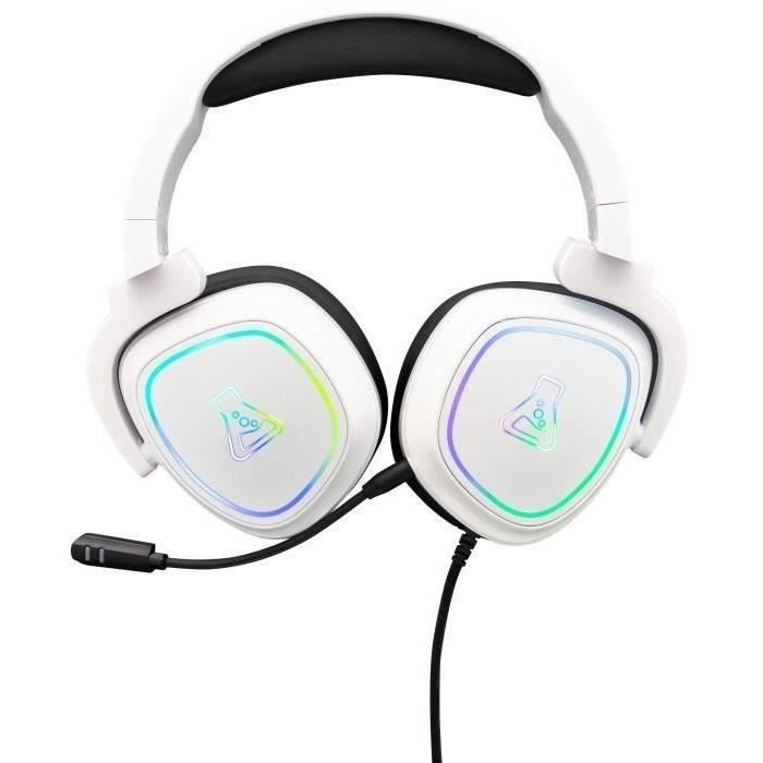 Gaming Helmet RGB The G -LAB - PC compatible, PS4, Xboxone - White