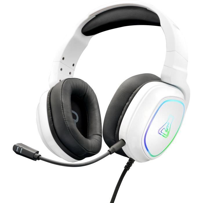 Gaming Helmet RGB The G -LAB - PC compatible, PS4, Xboxone - White