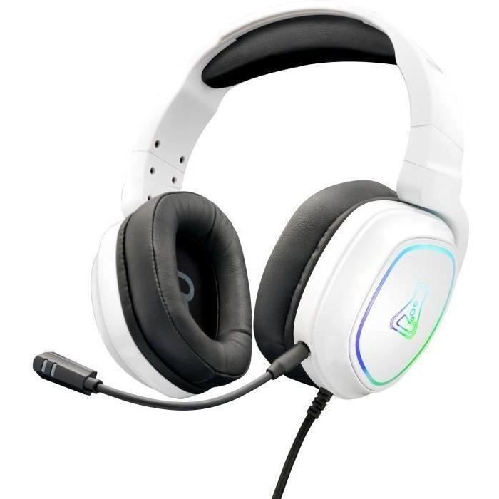 Gaming Helmet RGB The G -LAB - PC compatible, PS4, Xboxone - White