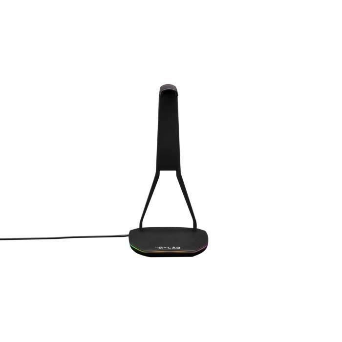 Headphone/Headset Stand - THE G-LAB - K-STAND HYDROGEN - 2 USB ports - Black