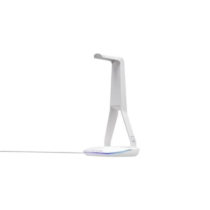 Headphone/Headset Stand - THE G-LAB - K-STAND HYDROGEN - 2 USB ports - White