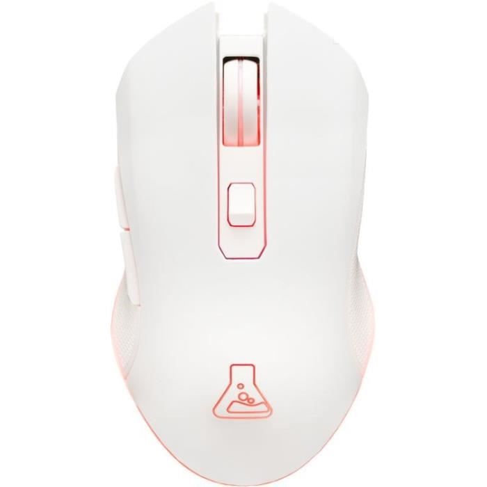 Wireless Gaming Mouse - THE G-LAB - KULT HELIUM - RGB - 6400 DPI - 6 Buttons - White