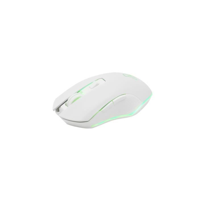 Wireless Gaming Mouse - THE G-LAB - KULT HELIUM - RGB - 6400 DPI - 6 Buttons - White