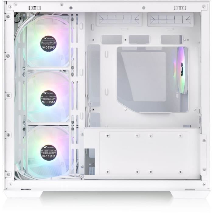 PC case - THERMALTAKE - View 380 TG ARGB Snow - Mid tower - ATX - Tempered glass - White