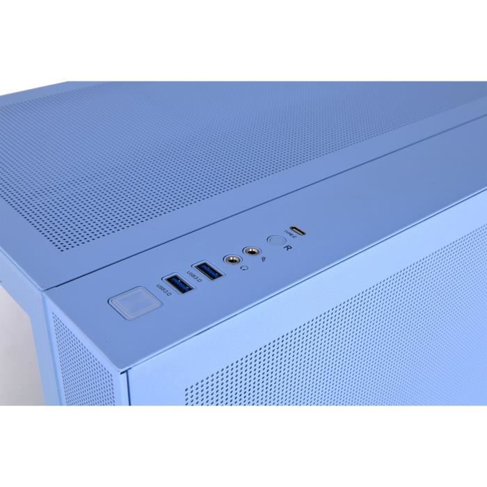 PC case - THERMALTAKE - View 380 TG ARGB Hydrangea Blue - Mid tower - ATX - Tempered glass - Blue