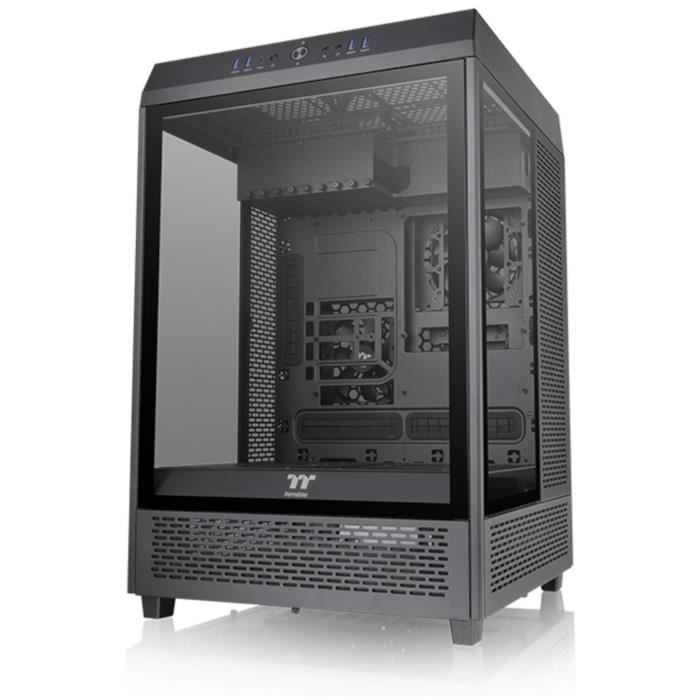 PC case - THERMALTAKE - The TOWER 500 (Black) - Case without power supply - Medium tower - E-ATX format