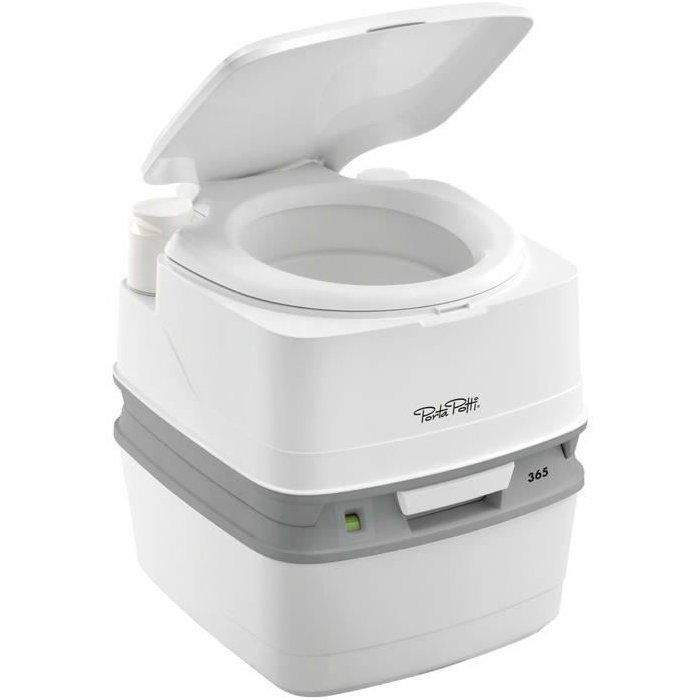 Portable toilet + white piston pump