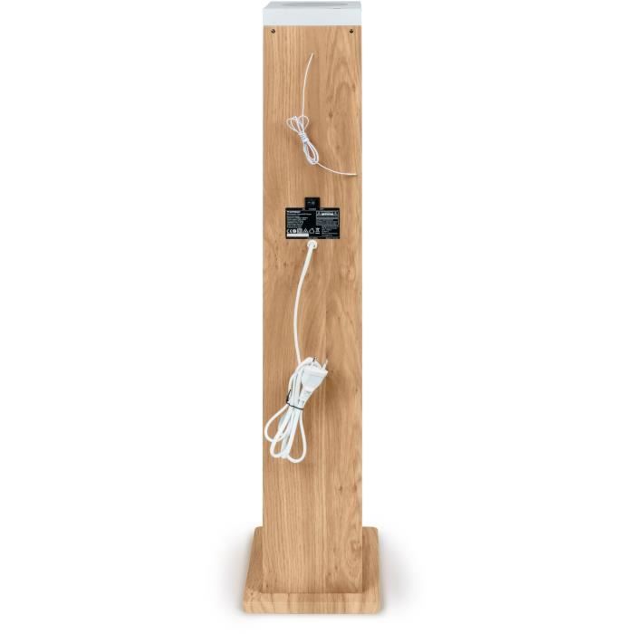 Speaker Tower - THOMSON - Bluetooth/CD/USB/SD - White/Wood - 60W - FM Radio