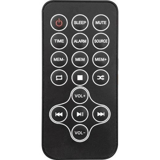 THOMSON DS120CD - Multimedia speaker tower - CD player - 60W - Bluetooth, USB, FM radio - LED display - Black