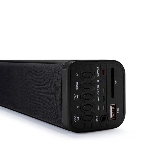 Thomson SB250BT 2.1 Sound Bar with Subwoofer - 200 Watts Power - Bluetooth - RCA Input - USB / SD - Remote Control
