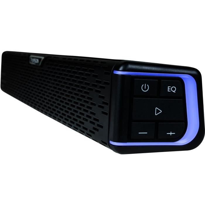 THOMSON SB60BTS - Wireless soundbar with subwoofer - Bluetooth 5.0 - Stereo system - 60W - Wall mount - Black