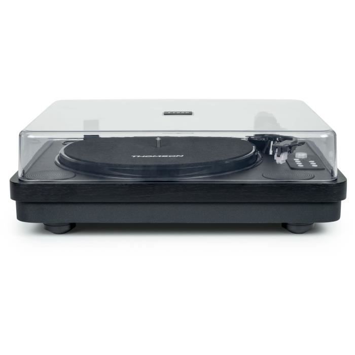 Bluetooth vinyl turntable - THOMSON - TT650BT - USB recording - 2 speakers - Black