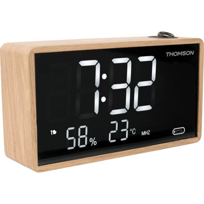 Projection Clock Radio - THOMSON - Wood