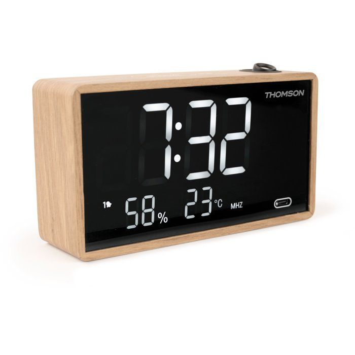 Projection Clock Radio - THOMSON - Wood