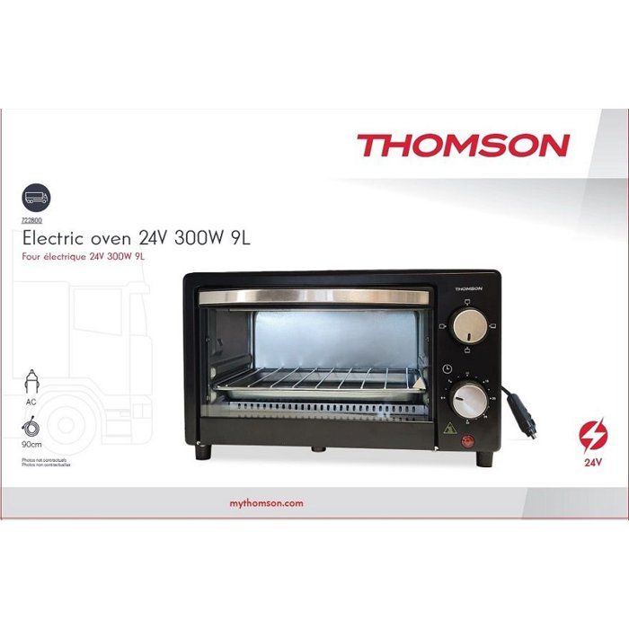 Electric oven - THOMSON - 24 V - 300 W - 9 L