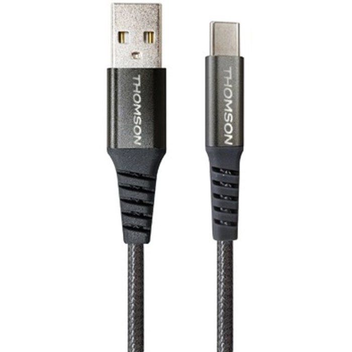 Charger + cable pack - THOMSON - 60 W car charger - USB-A to C 3A cable - length 1.5 m