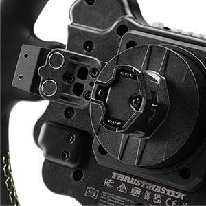 PC/PS4/PS5/Xbox Steering Wheel - THRUSTMASTER - Evo Racing 32R - Leather Leather/Alu structure 32cm Magnetic paddles 25 buttons 7 LEDs