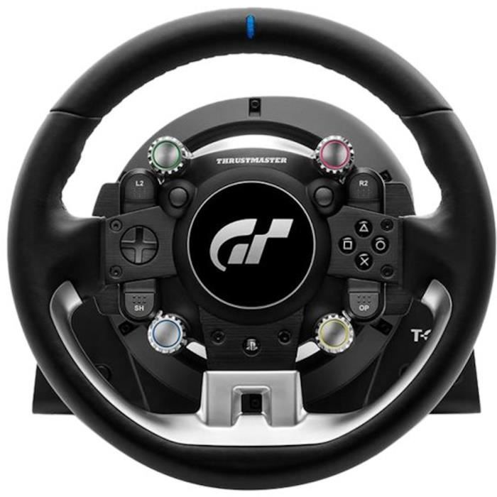 Thrustmaster T-GT II, steering wheel officially licensed for PlayStation 5 and Gran Turismo, with 3 pedal crankset (PS4, PC compatible)