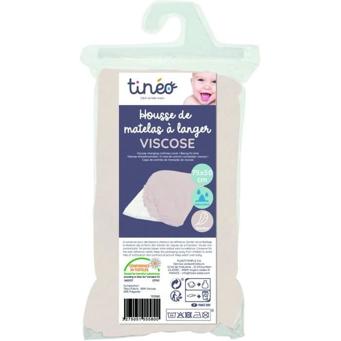 Tineo Viscose bamboo changing mat cover