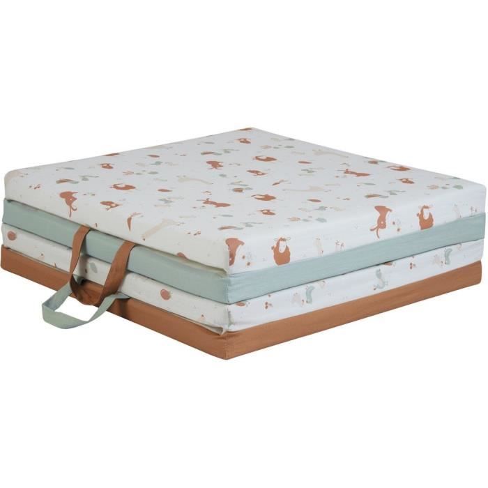 Malin Tineo Little Farmer - Multifunction 3 in 1 and scalable carpets - play mat or awakening carpet - 120x120 cm