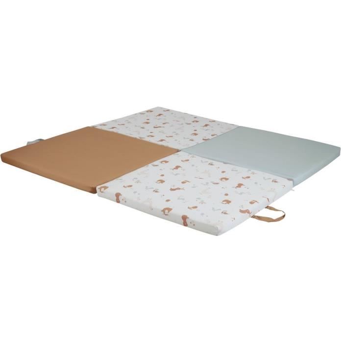 Malin Tineo Little Farmer - Multifunction 3 in 1 and scalable carpets - play mat or awakening carpet - 120x120 cm