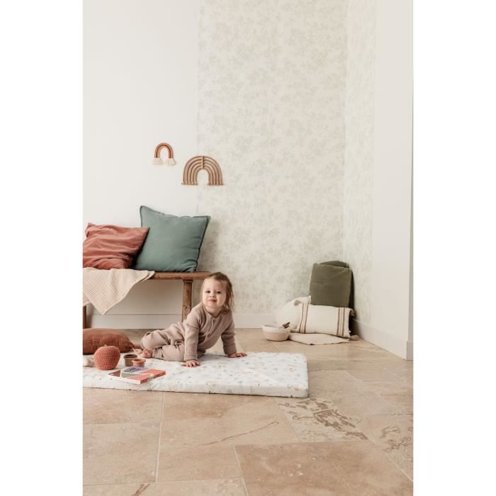 Balloons nomadic mattress - 120 x 60 x 4 cm - White - TINEO