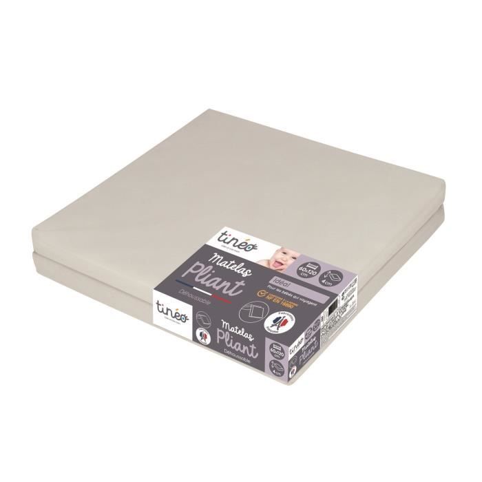 TINEO Folding mattress 2 parts 60x120x4cm